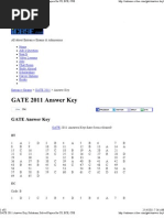 Download GATE 2011 Answer Key Solutions Solved Papers for CS ECE CSE by ankurmpccet SN48782586 doc pdf