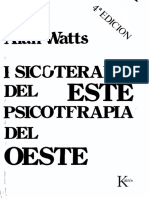 Watts - Psicoterapia Del Este Psicoterapia Del Oeste