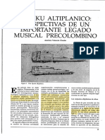 Valencia Chacón, Américo - El Siku Altiplánico.