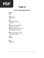 Unit 14: Part I: Listen and Learn 1 | PDF | Recreation | Sports