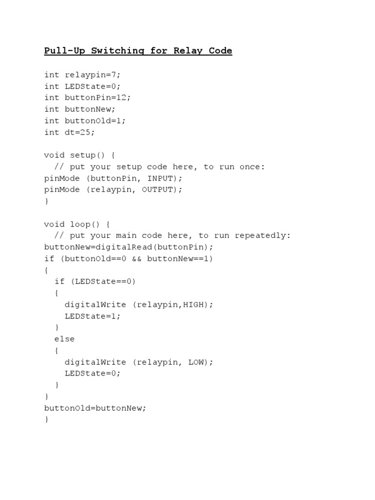 Arduino Codes | PDF