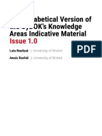 An Alphabetical Version of The CyBOK 19 Knowledge Areas Indicative Material ITN3hpf PDF