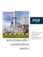 Ruta de Reacción y Distribución de Especies PDF