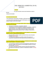 Evolución Del Derecho Ambiental en El Mundo