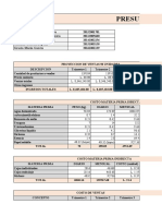 Presupuesto Manufactura - Grupo1