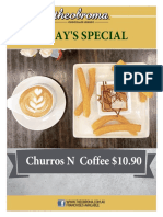 Churros N Coffee 10.90