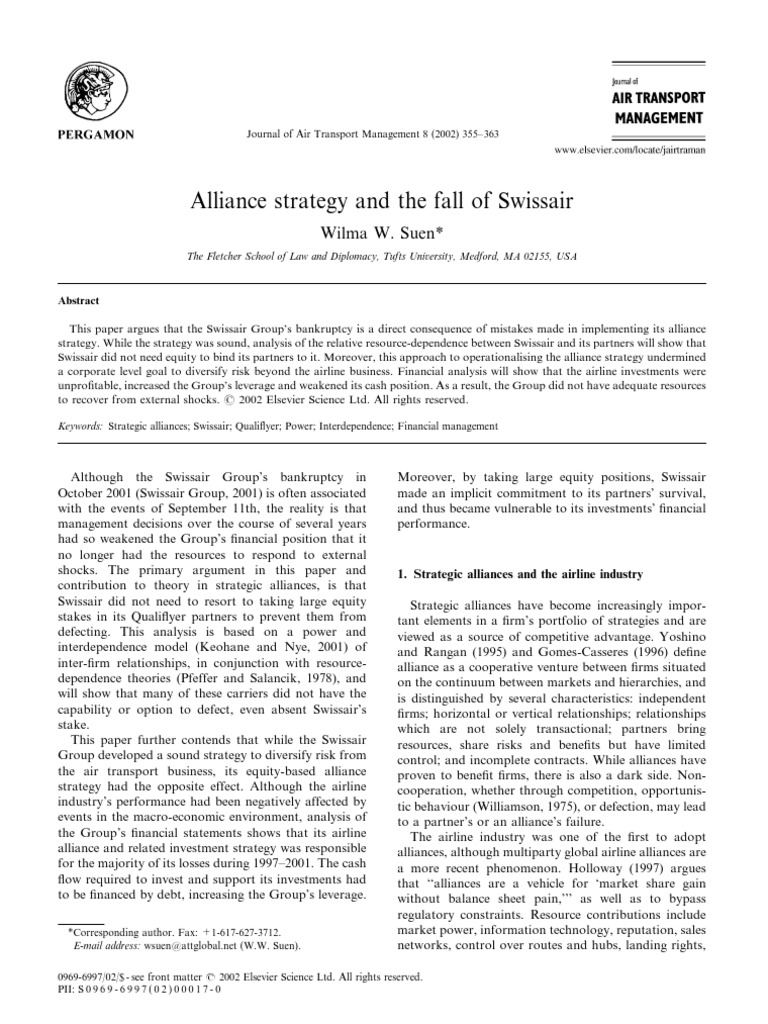 Swissair 747 crash image