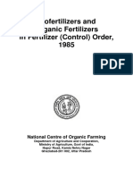 Biofertilizer and Organic Farming in FCO PDF