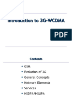 Introduction to 3G-WCDMA: Evolution and Concepts