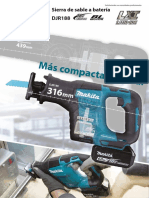 Folleto Makita Djr188 Es