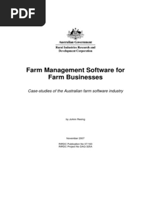 Farm Management Software For Farm Businesses Pdfdrive Pdf Pdf Databases Software