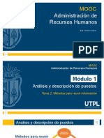 Tema 2 Métodos para Recopilar Información de Los Cargos (Presentación de PowerPoint)