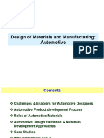 Automotive Design and Materials Development: Overcoming Challenges Through Innovation