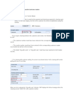 Prerequisite Settings in Vendor/customer Master Vendor Master