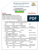 Resource 20201209172343 Class-Ix-Maths-Practice Assesment Probability - Coordinate Geometry PDF