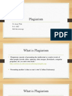 Plagiarism: Dr. Aman Ullah B.Sc. MLT PHD Microbiology