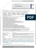 ESPEN Guidelines On Definitions and Terminology of Clinical Nutrition