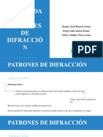 Intensidad de Patrones de Difracción Expo