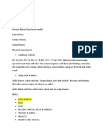 Cephalocaudal Physical Assessment