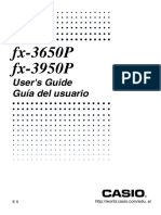 fx-3650P fx-3950P: User's Guide Guía Del Usuario