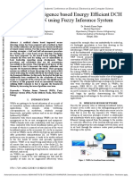 Artificial Intelligence Based Energy Efficient DCH Based WSN Using Fuzzy Inference System