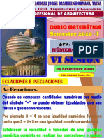 Vi Sesión Curso Matematica Arquitectura PDF