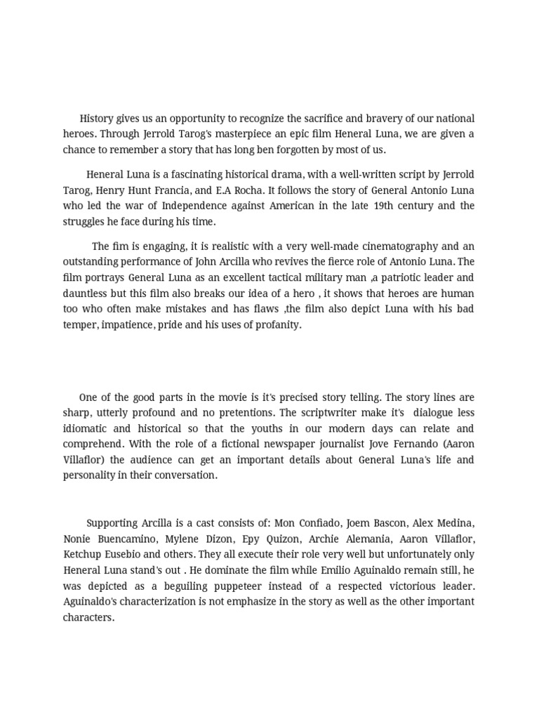 Film Review Heneral Luna PDF