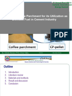 Potential of Coffee Parchment For Its Utilization As Biomass Fuel in Cement Industry