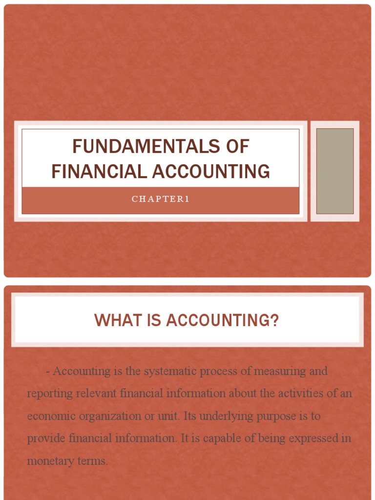 Fundamentals of Financial Accounting | PDF | Financial Accounting ...