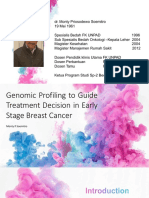 1.4.B DR Monty Genomic Profiling To Guide Treatment Decision in Early Stage Breast Cancer