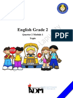 English Grade 2: Quarter 2 Module 1 Topic