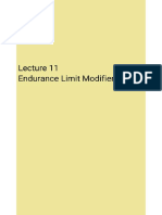 Lecture 11 - Endurance Limit Modifiers