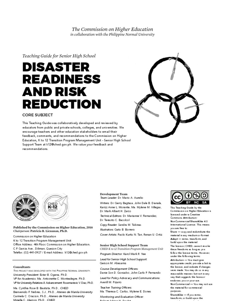 Senior High School Disaster Readiness Guide | PDF | Hazards | Disaster ...