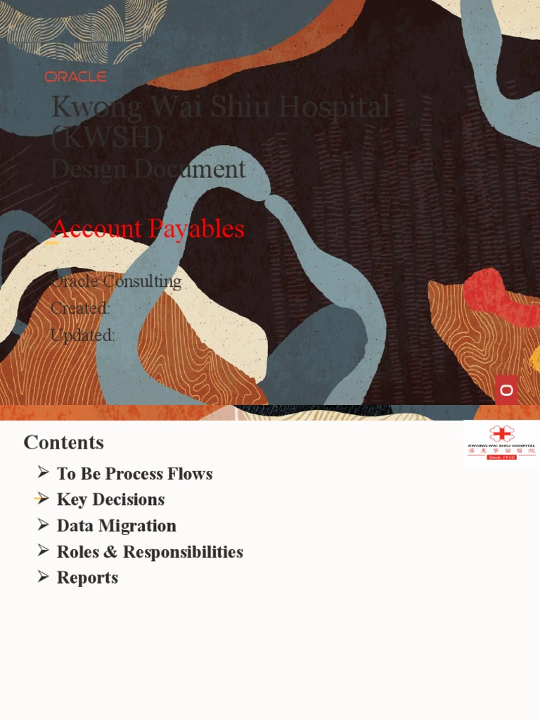 Kwong Wai Shiu Hospital (KWSH) : Design Document | PDF | Accounts ...