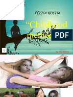 Pecha Kucha: "Childhood Memories"
