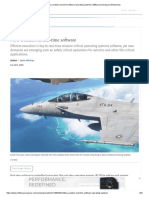 Military Aviation Real Time Software Operating Systems - Military & Aerospace Electronics