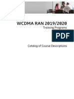 WCDMA RAN 2019 - 2020 - Rev A - Course Program PDF