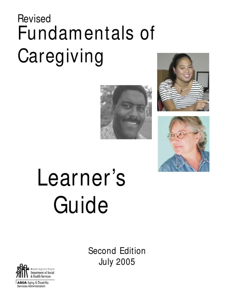 Fundamentals of caregiving learner s guide pdf caregiver