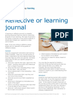 Reflective or Learning Journal PDF