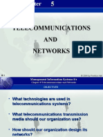 Telecommunications AND Networks