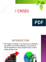 Enery Crises