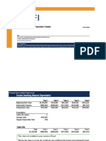 Double Declining Balance Depreciation Template: Strictly Confidential