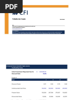 Profitability Index Template: Strictly Confidential