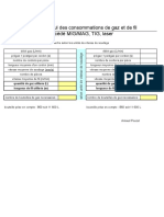 feuille de calcul conso gaz-fil