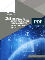 24 Mistakes To Avoid When You Hire A Website Penetration Test PDF