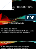 Conceptual or Theoretical Framework