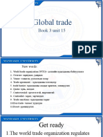 Global Trade: Book 3 Unit 15