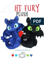 Night Fury Toothless Plush Sewing Pattern by Sewdesune-Dbkd41j PDF