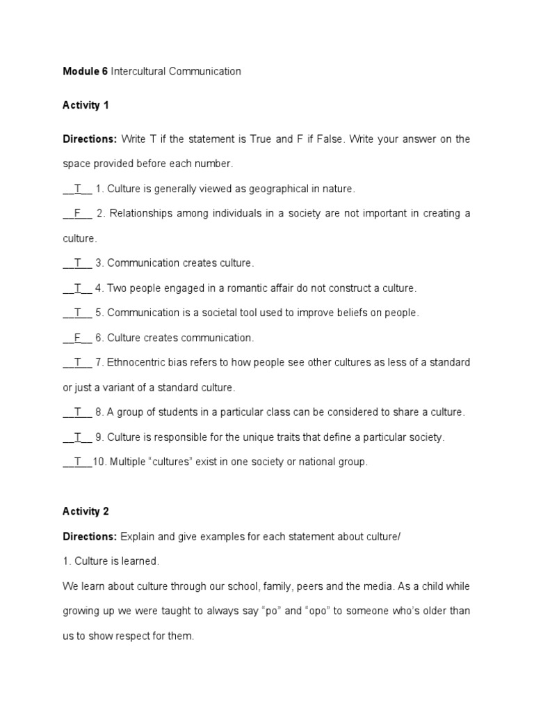 Intercultural Communication Insights | PDF | Gender | Gender Studies