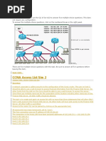 CCNA Access List Sim 2: Read More